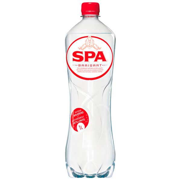 Spa Barisart eau pétillante bouteille 1 l - paquet de 6