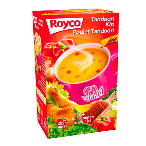 Royco sachets soupe poulet Tandoori - boîte de 20