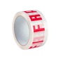 Packaging tape fragile 50mmx66m PVC red