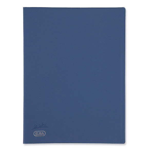 Porte vues Oxford Le Lutin - PVC opaque - 20 pochettes - bleu