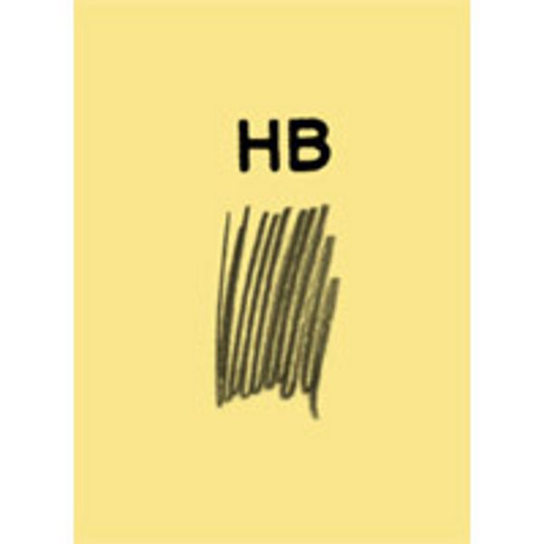 Crayon de bois Lyreco - HB - embout gomme - boîte de 12