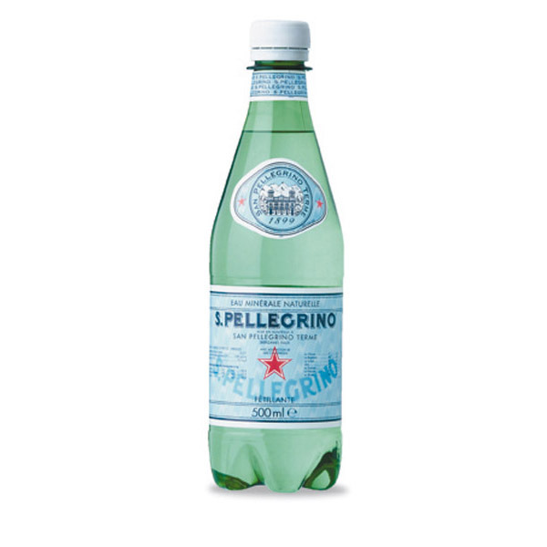 Eau minérale gazeuse San Pellegrino - 50 cl - plateau de 24 bouteilles