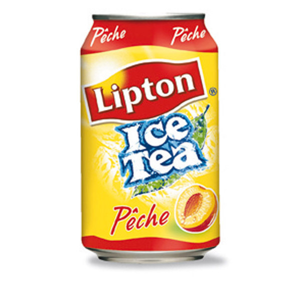Lipton Ice tea pêche - 33 cl - plateau de 24 canettes slim