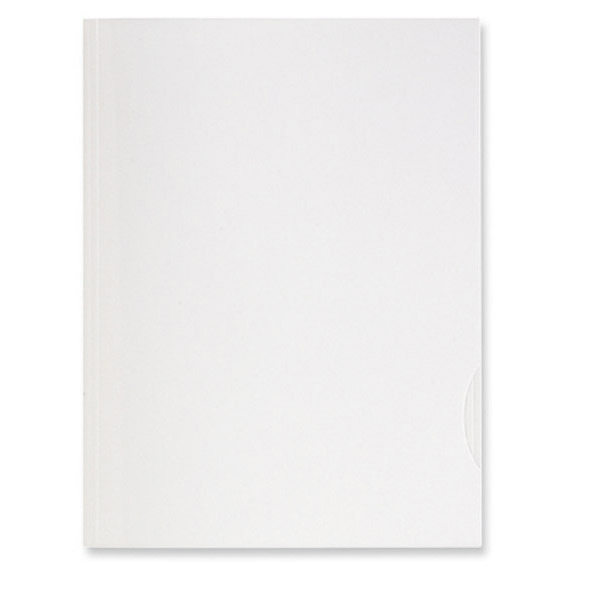 BOITE 20 CHEMISES DE PRESENTATION A RABATS CHROMOLUX EXACOMPTA 24X32CM BLANC