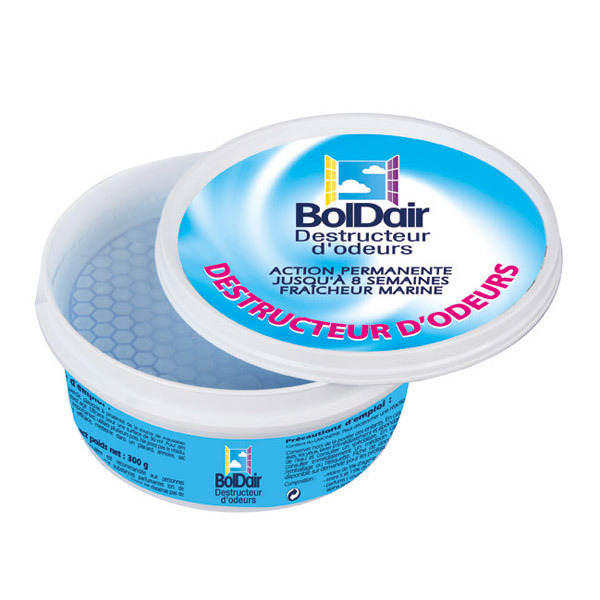 Désodorisant gel Boldair destructeur d'odeurs - grand large - 300 g