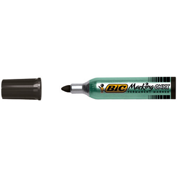 Marqueur permanent Bic Onyx Marker 1482 - pointe ogive moyenne - noir