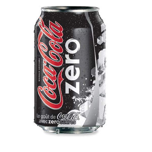 Coca-Cola zéro - 33 cl - plateau de 24 canettes slim