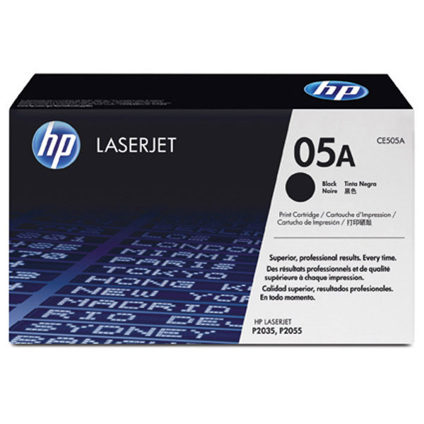 HP 05A Black Original Laserjet Toner Cartridge (CE505A)