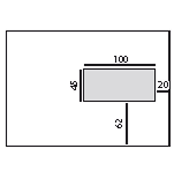 Enveloppe Lyreco 162 x 229 - 90 g - autocollante - fenêtre 45 x 100 - par 500