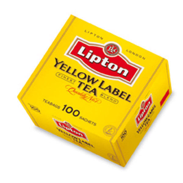 Thé noir Yellow Label Lipton Feel Good Selection - 100 sachets fraîcheur