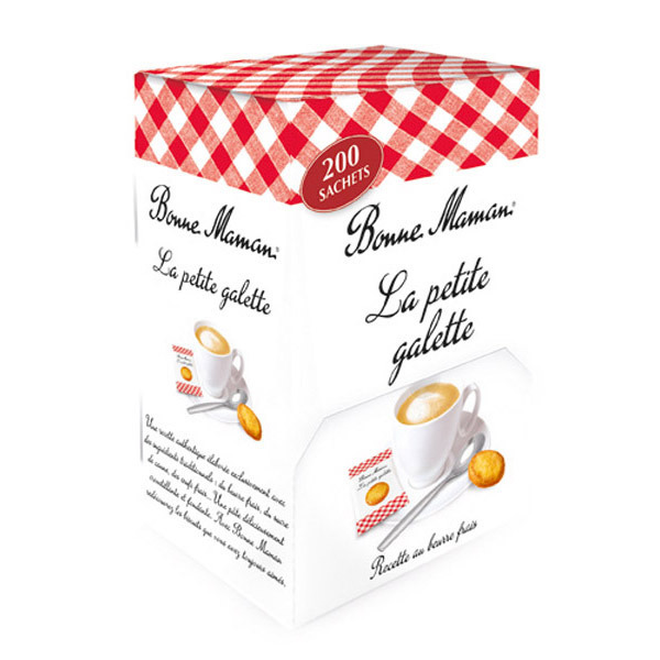 Petite galette Bonne Maman au beurre frais - boîte de 200 sachets