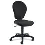 Fauteuil de bureau Sokoa Heko - contact permanent - tissu - noir