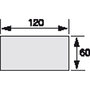 Table rectangulaire Buronomic - 120 x 60 cm - hêtre