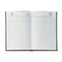 AGENDA EXACOMPTA CARRE TRAVERS COUSU 21 X 13,5 CM COUVERTURE NOIRE