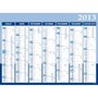 CALENDRIER SEMESTRIEL GRAND MODELE LYRECO 40,5X55 CM