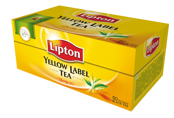 Herbata czarna LIPTON Yellow Label, 50 torebek