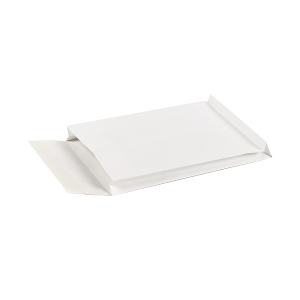 PACK 25 ENVELOPES C4p GUSSET WHITE