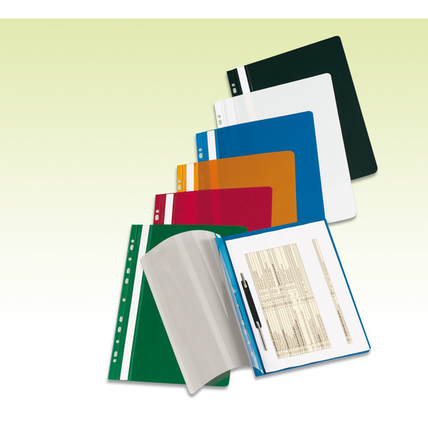 IMPEGA HARD PUNCHED FILE PVC GREEN