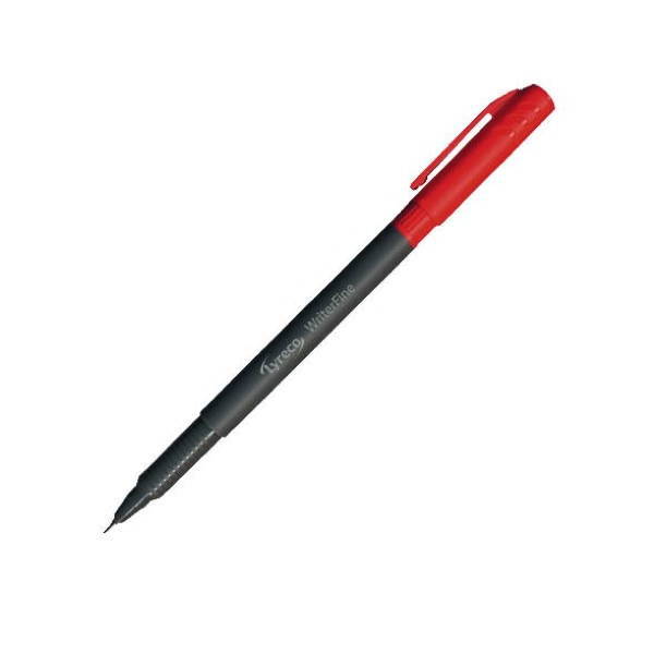 Lyreco Fineliner Pen Red - Pack Of 12