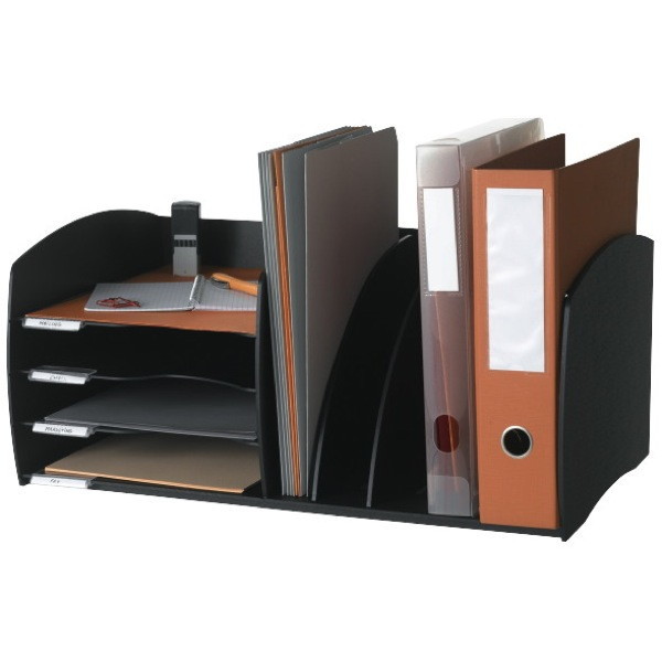 Paperflow Evolution Desk Organiser Black