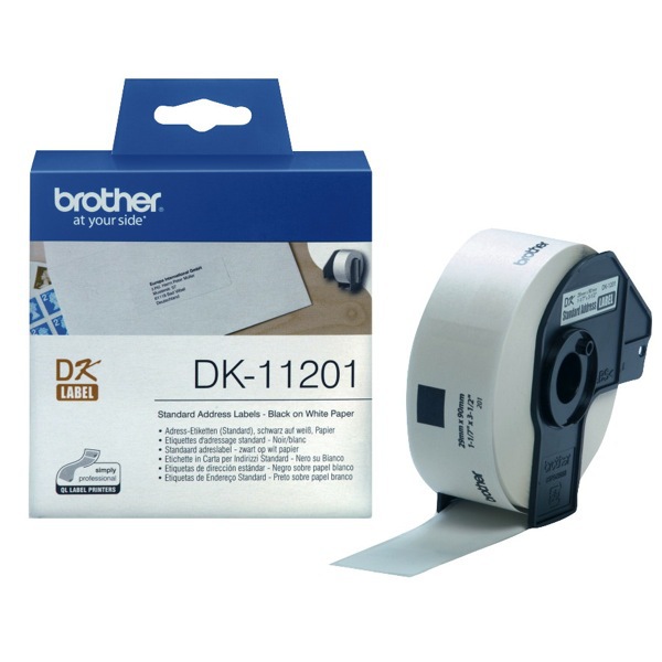 Brother DK11201 Address Labels 29 X 90 mm - Box of 400