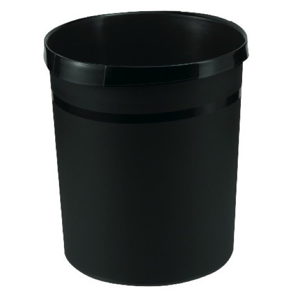 Han waste bin plastic 18 litres black
