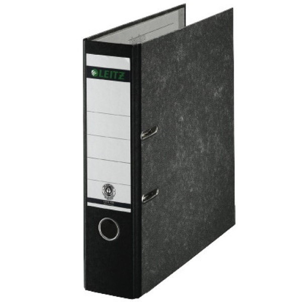 Leitz 180° Lever Arch File Classic Marbled Black A4 80mm