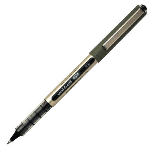 uni-ball UB-157, Eye Fine liquid ink Rollerball Pen, Black Ink. Box of 12