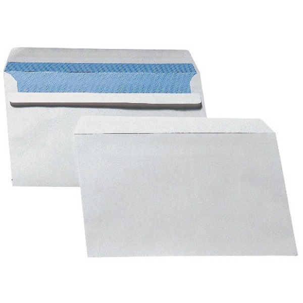 Briefumschläge C5, ohne Fenster, Selbstklebung, 80g, weiß, 500 Stück