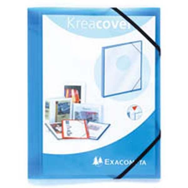 Krea Cover 55189E 3-Flap Folder Elastic Blue