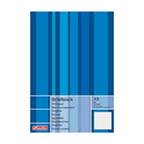 HERLITZ GLUED PAD A5 50S RULED