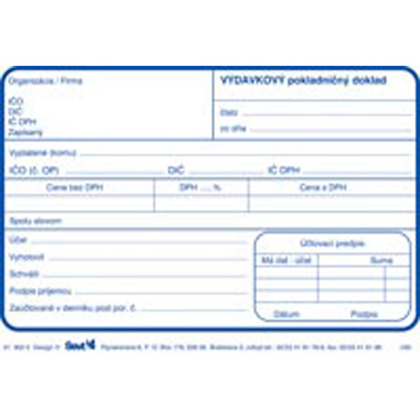 SEVT CASH RECEIPTS/EXPENS W/VAT A6 100S