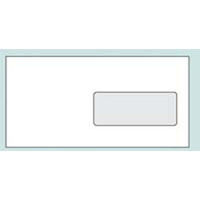 Öntapadó borítékok LA/4 (110 x 220 mm), jobb ablak, fehér, 1 000 darab/csomag