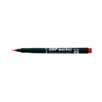 ICO OHP marker, vékony F, piros