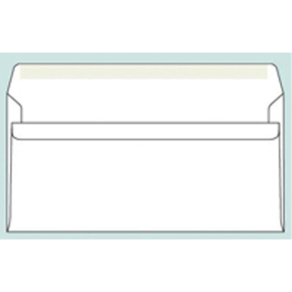 Öntapadó borítékok LA/4 (110 x 220 mm), fehér, 50 darab/csomag