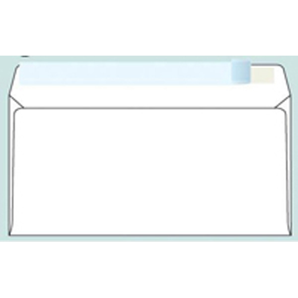 Szilikonos borítékok LA/4 (110 x 220 mm), fehér, 50 darab/csomag