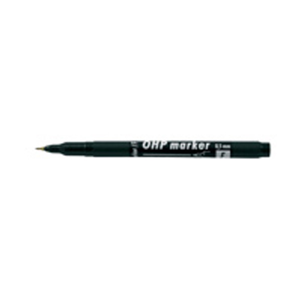 ICO OHP marker, vékony F, fekete
