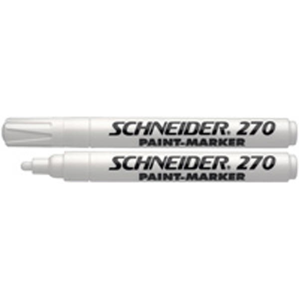 Schneider 270 lakkmarker, gömbölyű hegy, fehér