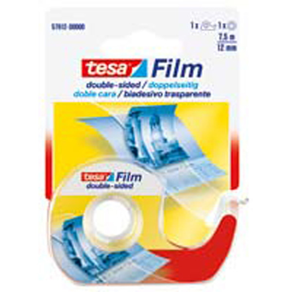Tesa Double Sided Tape With Dispenser 12Mm X 7.5M
