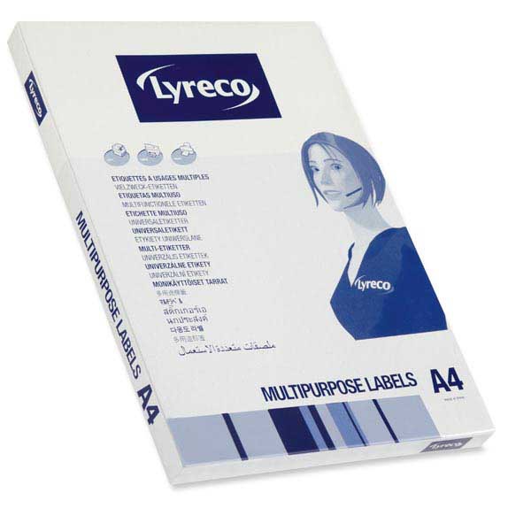 Lyreco multipurpose labels 105x41mm - box of 1400