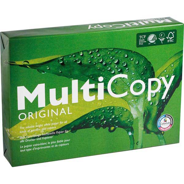 Carta Multicopy A4 100 gm2, confezione da 500 fogli