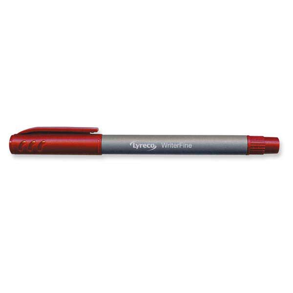 Feinschreiber Lyreco Writer Fine, Strichbreite 0,3mm, rot