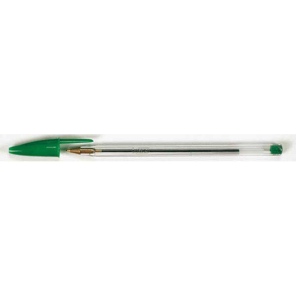 Kugelschreiber BiC Cristal, Strichbreite 0,4 mm, grün