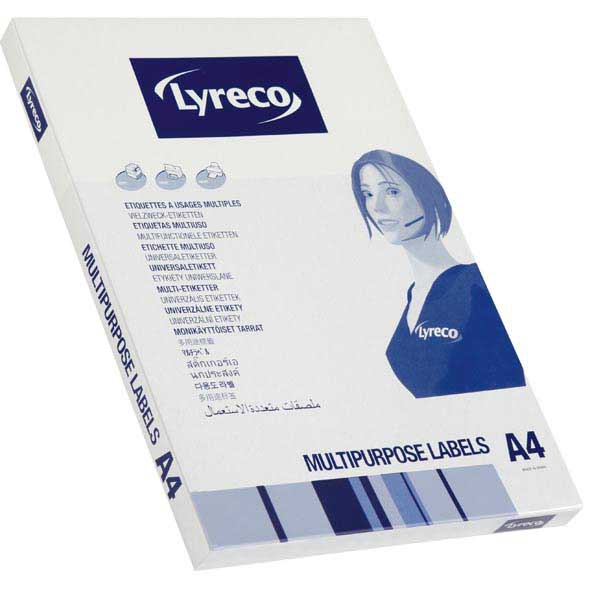 Etiketten Lyreco, 210x297 mm, weiss, Packung à 100 Stück