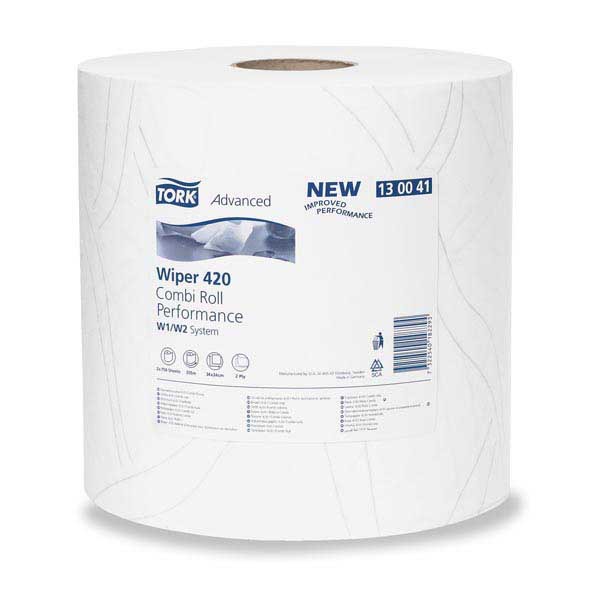 Tork Wiping Paper Plus Combi Roll W1/W2 - pack of 2