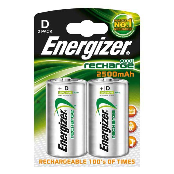 Batterien Energizer Rechargeable D, HR20/X95/AM1/Mono, 2500 mAh, Pk. à 2 Stk.