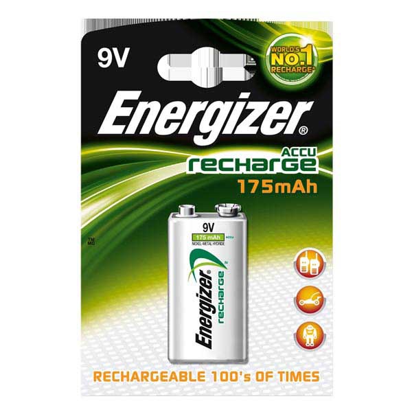 Batterien Energizer Rechargeable 9V, 9V/522/6AM6/E-Bloc, 175 mAh