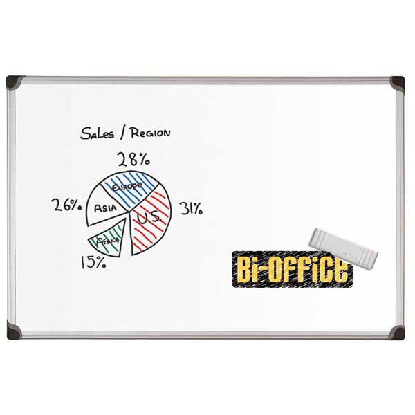 Bi Office lacquered magnetic whiteboard 60x90 cm white