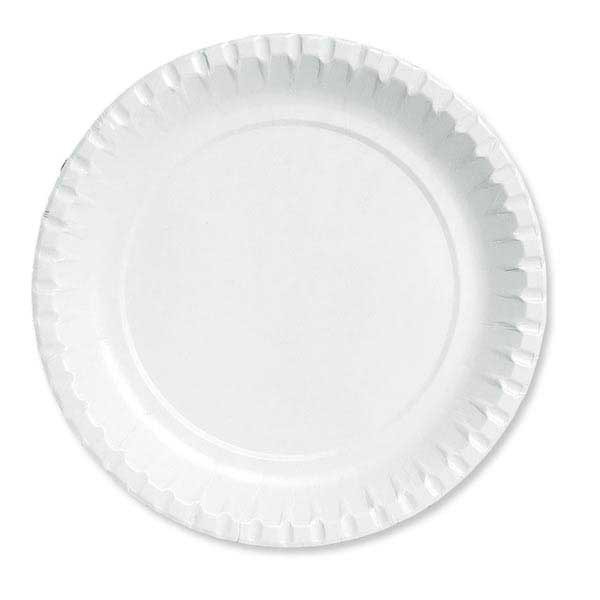 Duni disposable cardboard plate 22cm - pack of 100