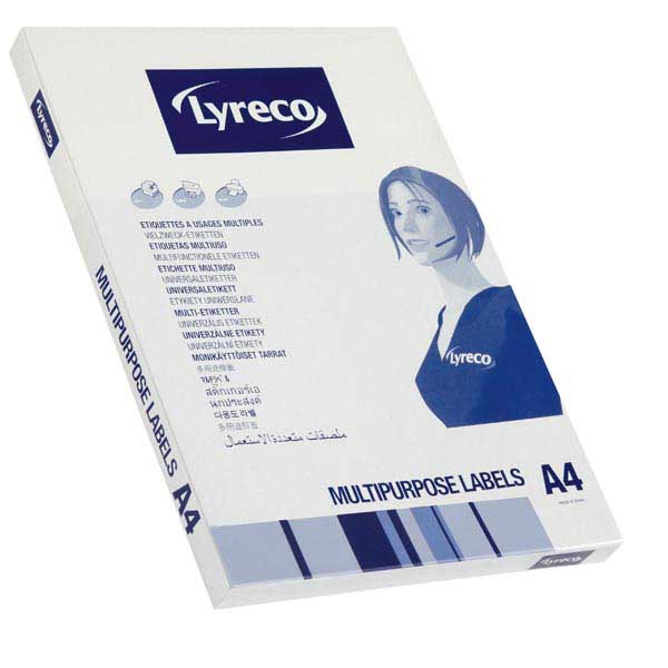 Etiketten Lyreco, 105x48 mm, weiss, Packung à 1200 Stück